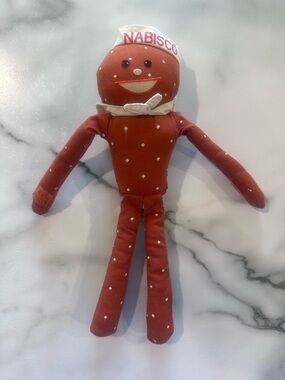 Mister Salty NABISCO Pretzel Mascot Vintage Cloth Advertising Doll Character EUC
